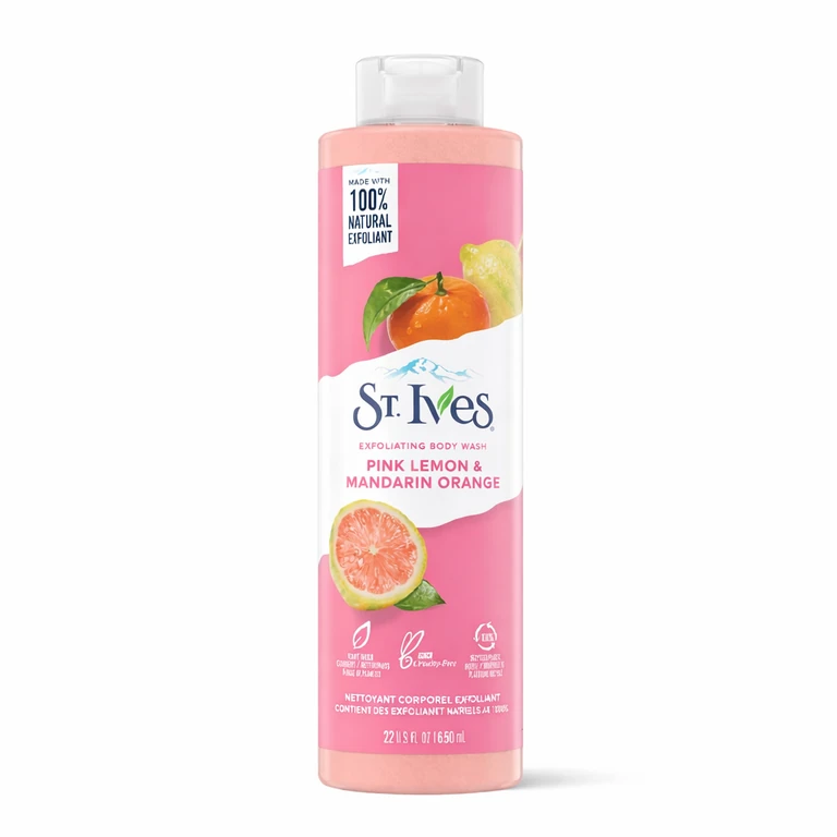 St. Ives Body Wash 650 ml (22 fl oz) - Pink Lemon & Mandarin Orange